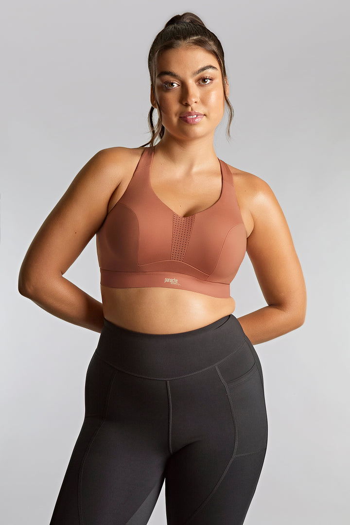Sienna Rose underwired sports bra for a fuller bust, front view
